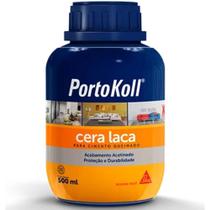 Cera Laca para Cimento Queimado Frasco de 500ml - 96615 - PORTOKOLL