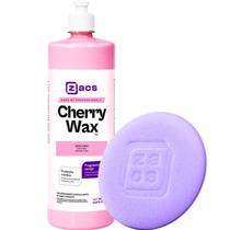 Cera Limpadora Cherry Wax 1l Zacs Brilho Proteção Aplicador Cera Limpadora Cherry Wax 1l Zacs Brilho Proteção Aplicador