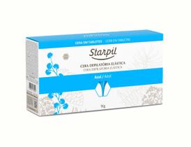 Cera Lipossoluvel Elastica STARPIL BLUE 1 Kg em Plastilhas