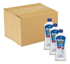 Cera Líquida 750ml Incolor Brilho - Fácil Kit 12 Cera Líquida 750ml Incolor Brilho - Fácil Kit 12