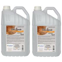 Cera líquida Negrita tradicional - Kit com 2 galões - 5 litros cada - Limpbrás Cera líquida Negrita tradicional - Kit com 2 galões - 5 litros cada - Limpbrás
