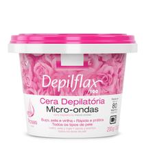 Cera Microondas Rosas Depilflax 200g