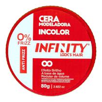 Cera Modeladora Antifrizz Incolor 80g - Infinity