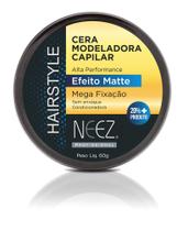 Cera modeladora capilar efeito matte neez 60g Cera modeladora capilar efeito matte neez 60g