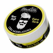 Cera Modeladora Extra Forte Brilho Blackfix 130g New soft Cera Modeladora Extra Forte Brilho Blackfix 130g New soft