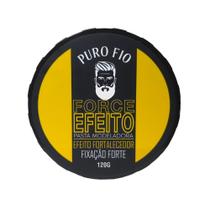 Cera Modeladora Masculina Puro Fio 120g Fixação Forte Pasta Modeladora Profissional