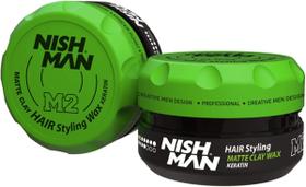 Cera Modeladora para Cabelo Nishman M2 Matte Clay 100 ml Cera Modeladora para Cabelo Nishman M2 Matte Clay 100 ml