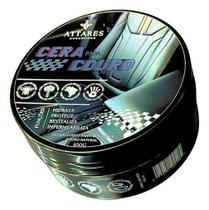 Cera Natural Para Couro Carro Hidratação 100G Aroma Suave
