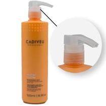 Cera Nutritiva Nutri Glow 500Ml Cadiveu Tratamento Profissional com 12 Óleos para Nutrição e Brilho