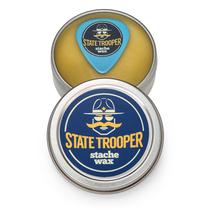 Cera para bigode State Trooper Stache Wax de fixação média 30 ml Cera para bigode State Trooper Stache Wax de fixação média 30 ml