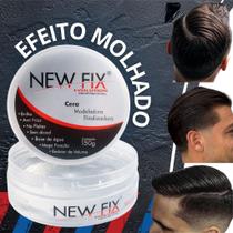 Cera Para Cabelo Ultra Fixação Super Heavy Hold Brilho Profissional 150g New Fix