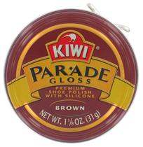 Cera para Calçados SC Johnson Kiwi Parade Gloss Pasta Marrom 31 g Cera para Calçados SC Johnson Kiwi Parade Gloss Pasta Marrom 31 g