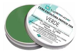 Cera para Escultura Prótese Fixa Regular Lata 50g Lysanda - Verde