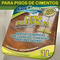 Cera Para Piso de Cimento Queimado - Acrílica Incolor Antiderrapante 1 Litro Cera Para Piso de Cimento Queimado - Acrílica Incolor Antiderrapante 1 Litro