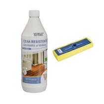 Cera Para Piso Laminado Resistente 1L W&W + Aplicador Kit Cera Para Piso Laminado Resistente 1L W&W + Aplicador Kit