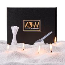 Cera para Velas KDW Arenisca Perlada 2.3 kg Blanca Sin Fragancia con 100 Mechas Cera para Velas KDW Arenisca Perlada 2.3 kg Blanca Sin Fragancia con 100 Mechas