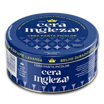 Cera Pasta 300g Ingleza Incolor Brilho Aplicável em Madeira Cera Pasta 300g Ingleza Incolor Brilho Aplicável em Madeira