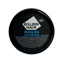 Cera Pasta Cabelo e Barba Efeito Matte Seco Styling Wax Billion Hair 70g