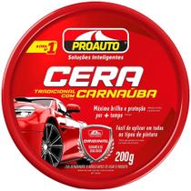 Cera Pasta Tradicional Com Carnaúba 200G Proauto
