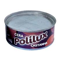 Cera Pastosa Polilux Para Móveis Madeira Lata Castanha 400G