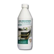 Cera Piso Frio W&W Acetinada 1L Acabamento Premium Resistente