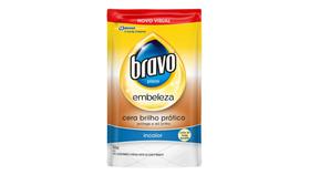 Cera Pisos Incolor Bravo Classic Brilho Refil Sachê 500ml