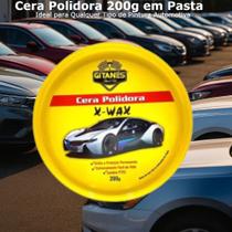 Cera Polidora Pasta Cremosa 200g Automotiva Carro Brilho Intenso Pintura Veículo Proteção Espelhada