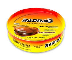 Cera Protetora Tradicional Automotiva Brilho Rápido Radnaq 200g