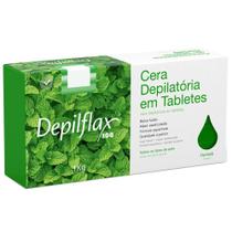Cera Quente Depilação Depilflax Hortela 1Kg Tabletes