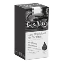 Cera Quente Depilação Depilflax Negra 250G Tabletes