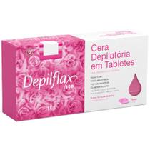 Cera quente depilação depilflax rosa 1kg tabletes