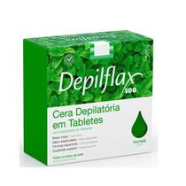 Cera Quente Depilatória Elástica Depilação Facial Corporal Em Tabletes Para Panela Depilflax 500g