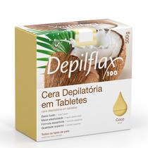 Cera Quente Depilatória em Tabletes Coco Depilflax 500g