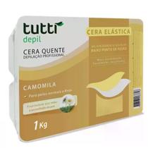 Cera Quente Elástica Camomila Tutti Depil 1Kg