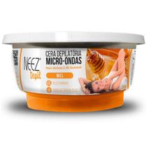 Cera Quente Micro Ondas Depilatória Mel Profissional Neez Depil Corpo e Rosto Pele Suave 150g