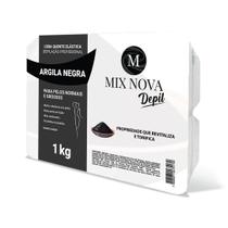 Cera Quente Para Depilação Elástica Argila Negra 1kg