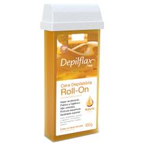 Cera refil roll on depilação depilflax natural 100g Cera refil roll on depilação depilflax natural 100g