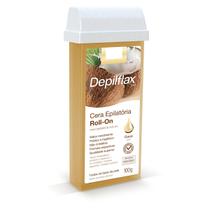 Cera Refil Roll On Depilflax Coco 100g Cera Refil Roll On Depilflax Coco 100g
