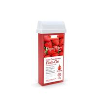 Cera Refil Roll On Morango 100g - Depilflax Cera Refil Roll On Morango 100g - Depilflax