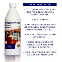 Cera resistente para piso madeira brilhante w&w 1l Cera resistente para piso madeira brilhante w&w 1l