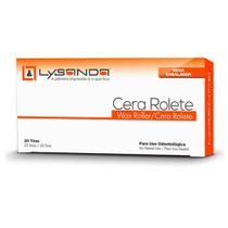 Cera Rolete Regular para Uso Odontológico 20 Tiras Lysanda