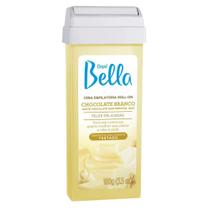 Cera Roll-on Depilatória Chocolate Branco Depil Bella 100g