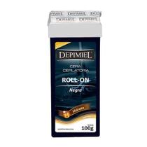 Cera Roll-On Negra Depimiel 100g - Depilação Eficiente e Prática