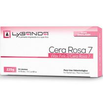 Cera Rosa 7 com 18 Laminas Protese Registro Mordida Lysanda