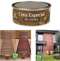 Cera Seladora de carnaúba para mdeiras expostas ao tempo, aço corten