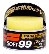 Cera Soft 99 automotiva black dark Para Carros Branco Prata 300g estética automotiva auto brilho