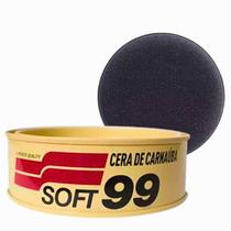 Cera Soft 99 De carnauba brilho proteção repele Aplicador - SOFT99