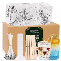 Cera transparente para fazer velas Blingfun DIY Gel de aromaterapia 500g Cera transparente para fazer velas Blingfun DIY Gel de aromaterapia 500g