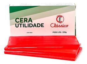 Cera Utilidade 5 Lâminas 220g Rosa Clássico Cera Utilidade 5 Lâminas 220g Rosa Clássico