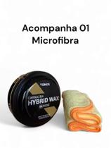 Cera Vonixx Carnaúba Hybrid Wax Pasta 240ml - Acompanha 01 Microfibra